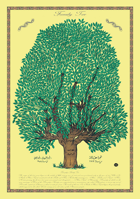 Abou Rjeily Family tree of 1954 Brazil